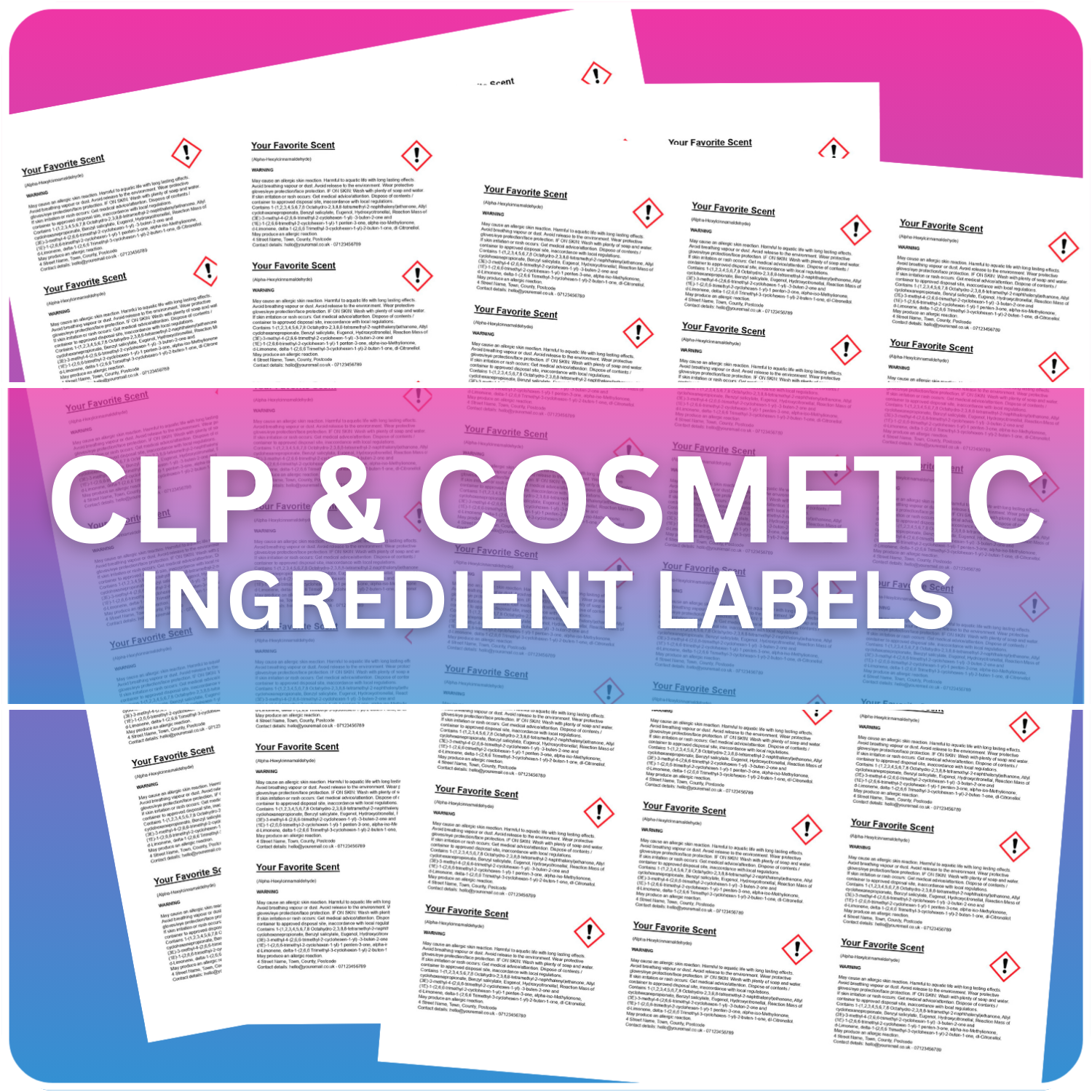 CLP & Assessment Ingredient Labels