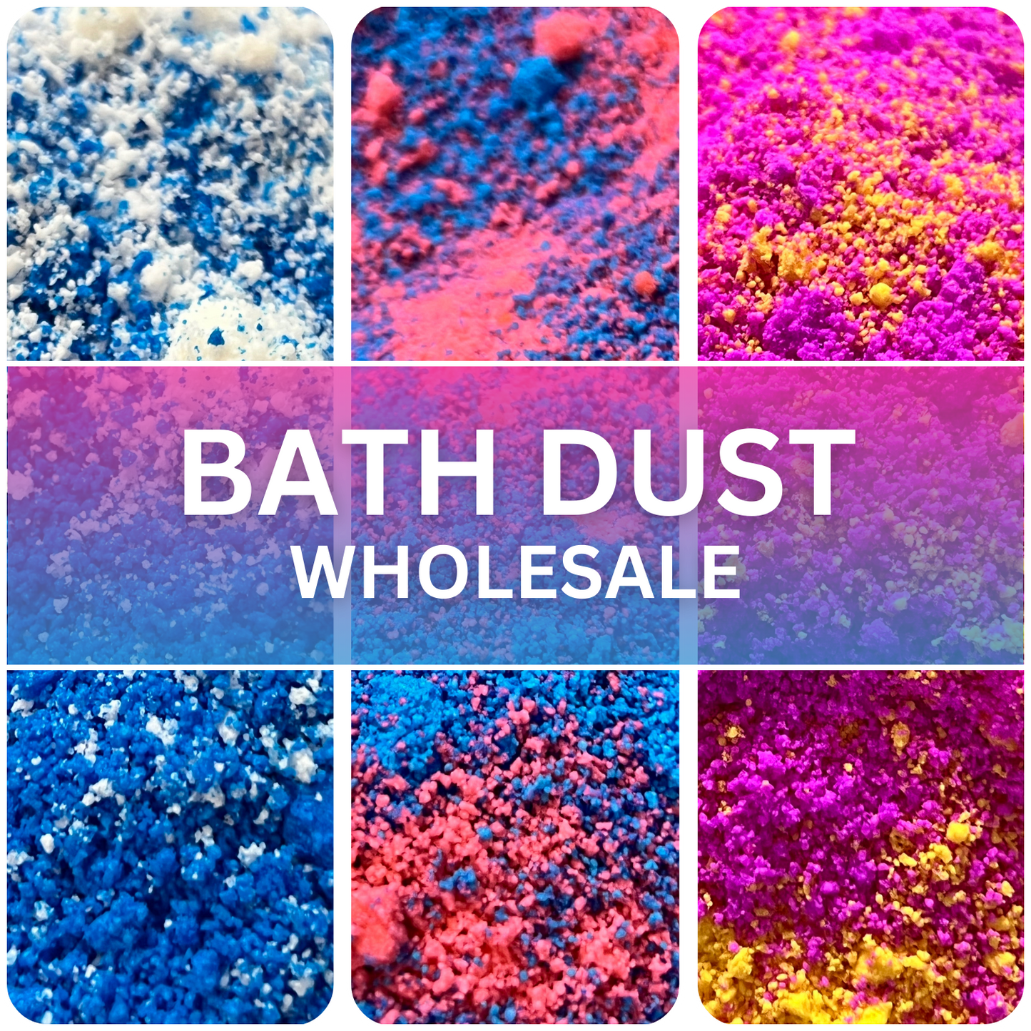 Whole Sale - Bath Dust 2.5kg - 100g Labels Included