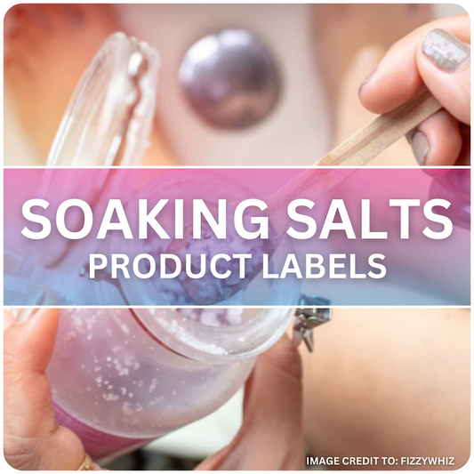 Soaking Salts Assessment - Label Design