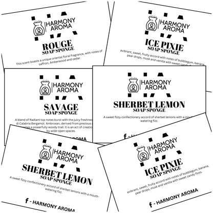 Soap Sponge Front Labels - PDF [Print Your Self]