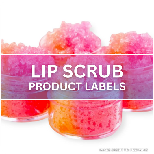 Lip Scrub - Label Design