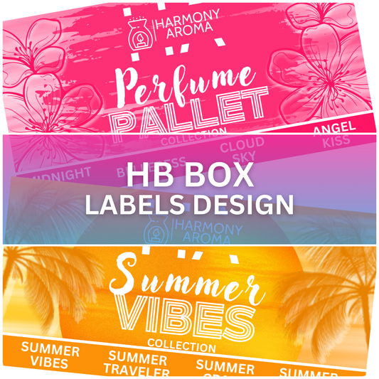 HB Box Label Design