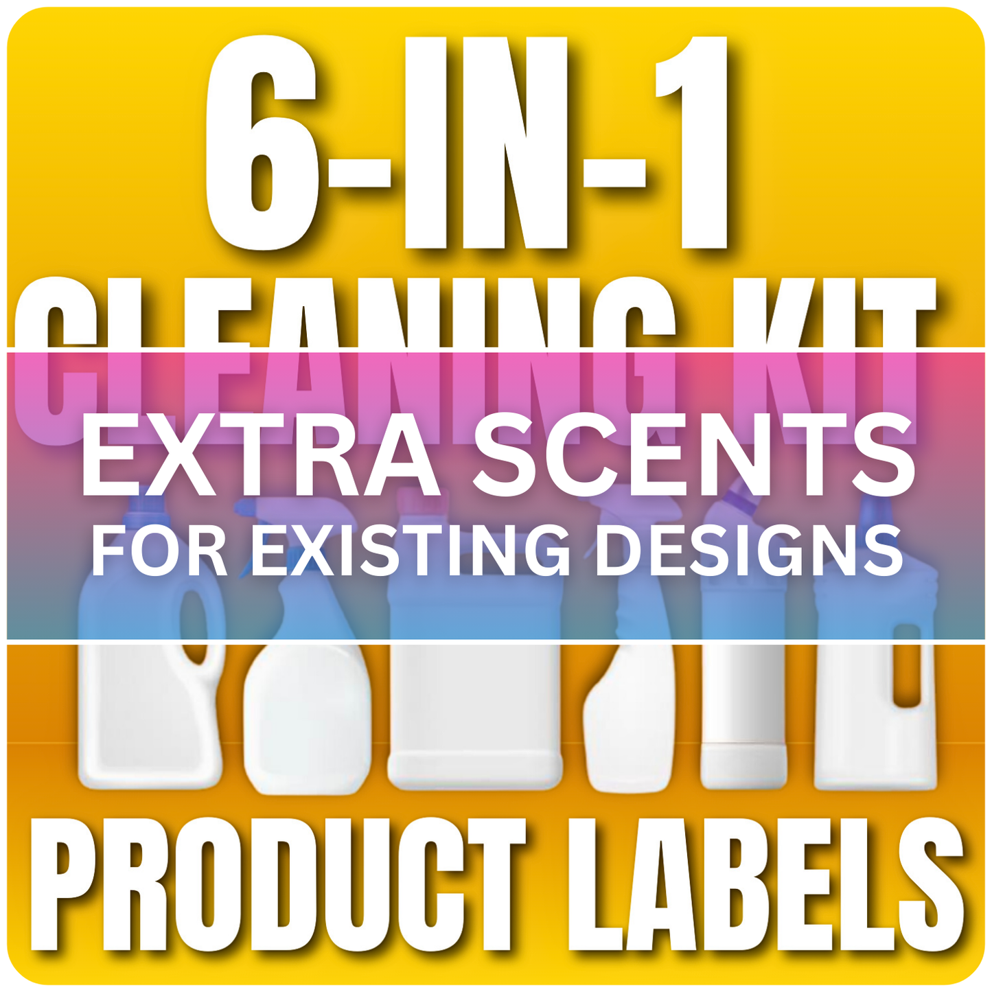 10 Additional Scents for 6 in 1 Cleaning Range